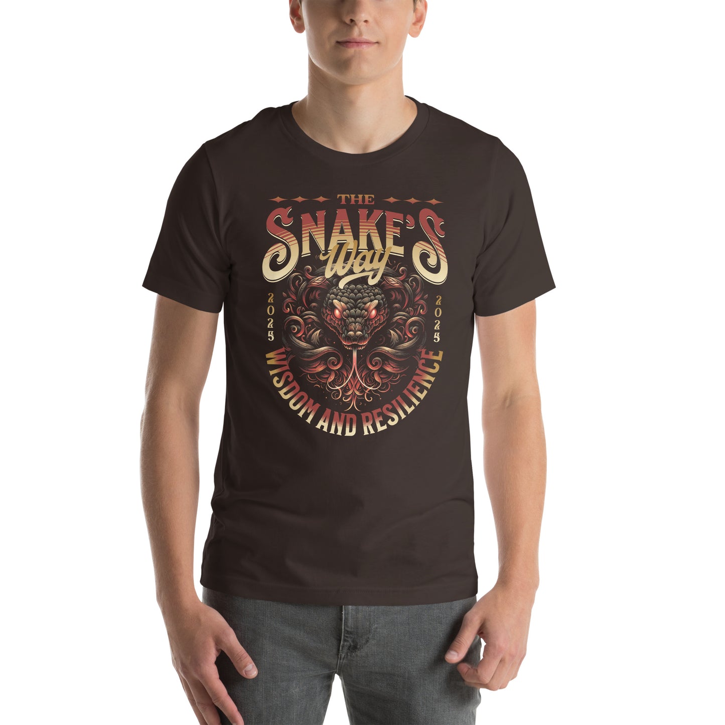 Camiseta Snakes Way Anime. Con un diseño moderno, Tacto suave y ligero, con la cantidad justa de elasticidad. Además, es cómoda y realza la figura de todo el que la lleva puesta. • 100% algodón peinado e hilado en anillo (los tonos Heather contienen polié