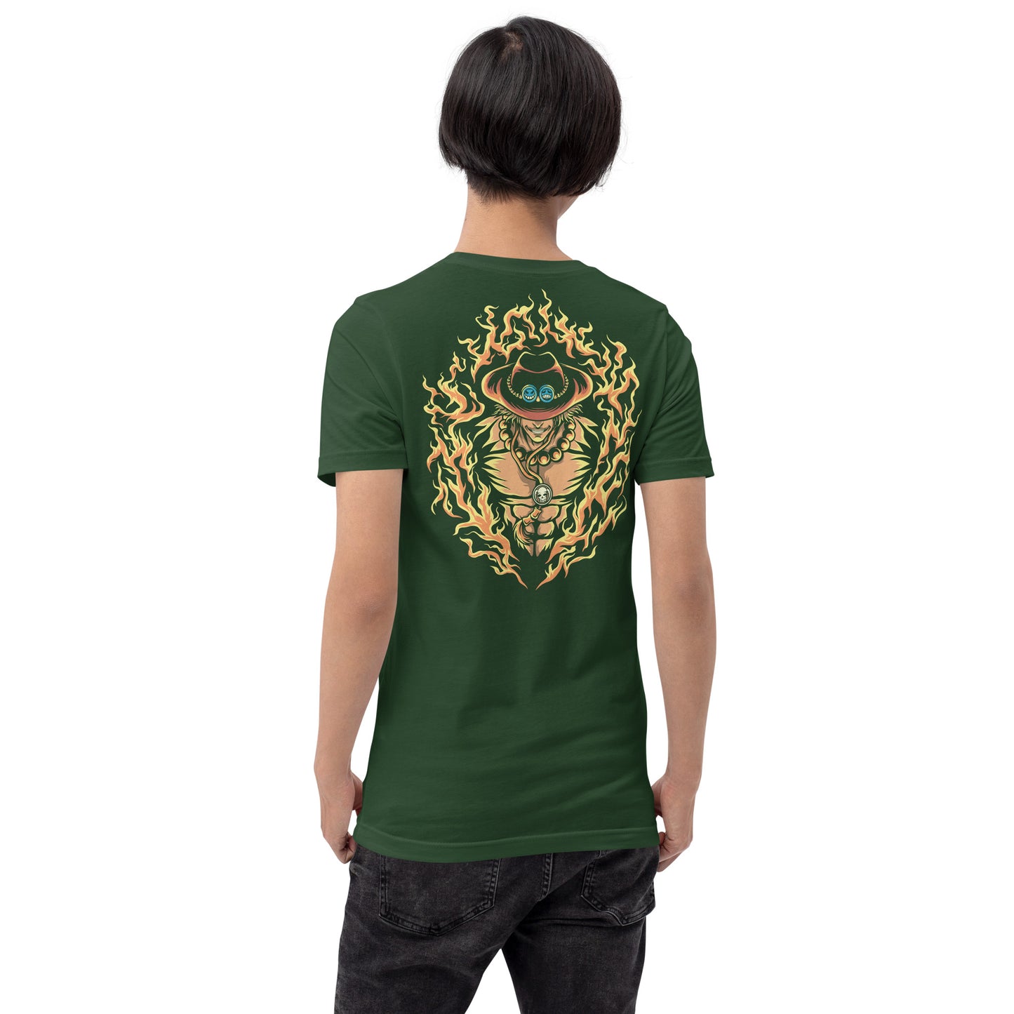 Camiseta de manga corta unisex Anime. Esta camiseta es todo lo que has soñado y más. Es suave y ligero, con la cantidad justa de elasticidad. Además, es cómoda y realza la figura de todo el que la lleva puesta. • 100% algodón peinado e hilado en anillo (l