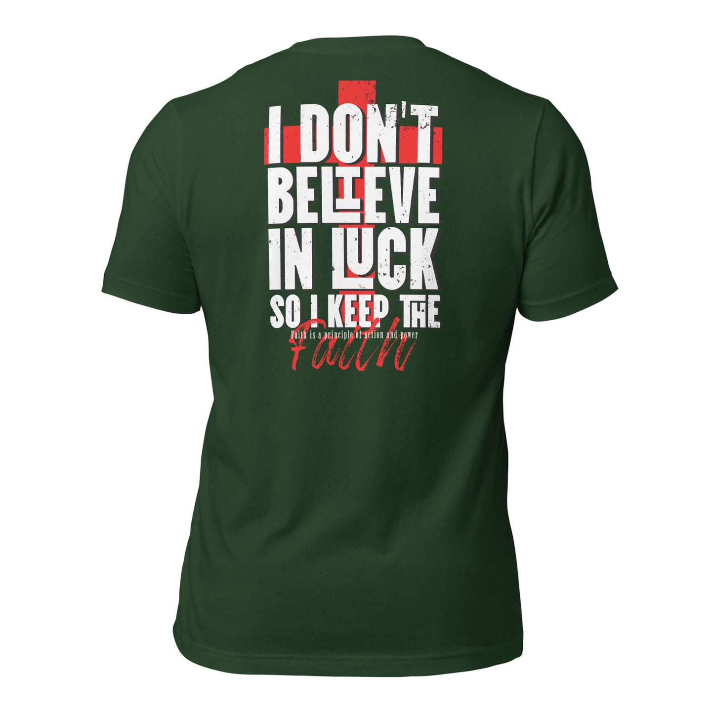 Camiseta Verde de No creo en La Suerte