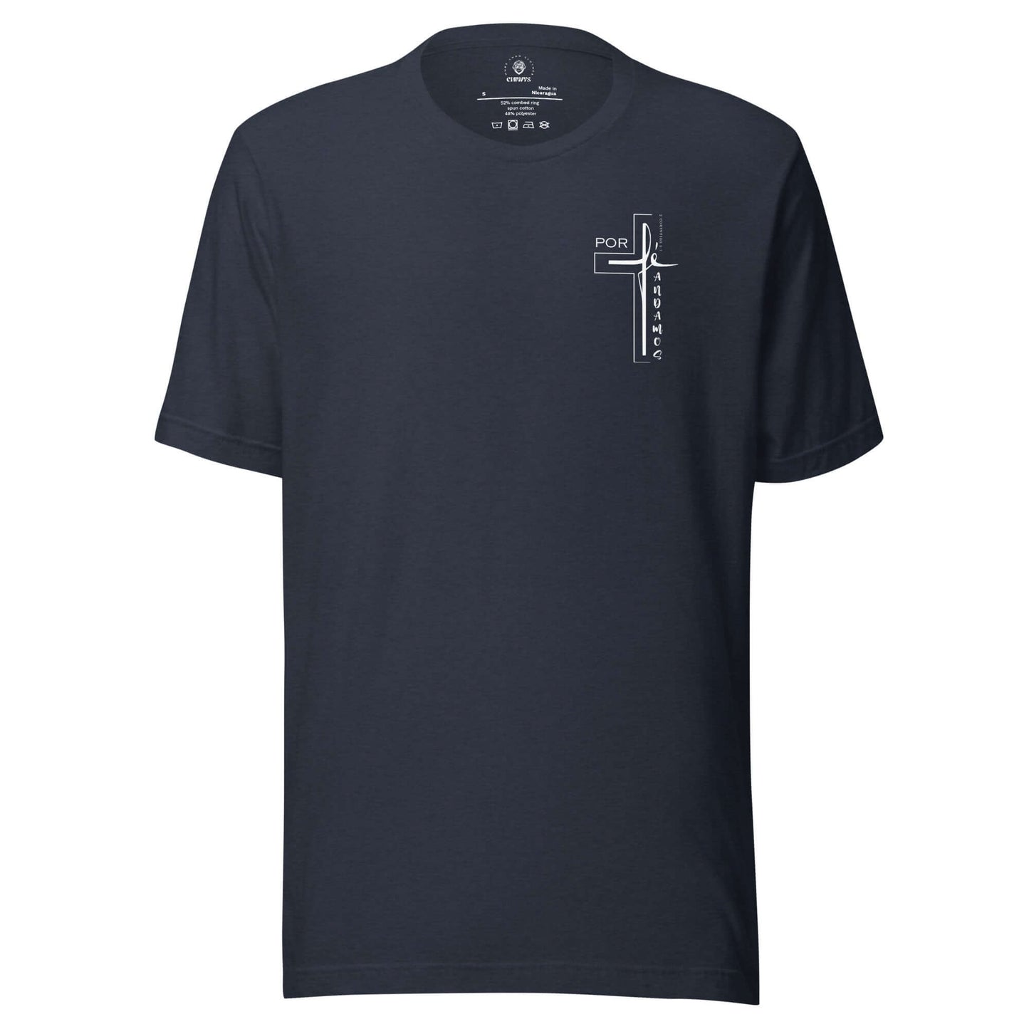 Camiseta de manga corta unisex Por Fe Andamos