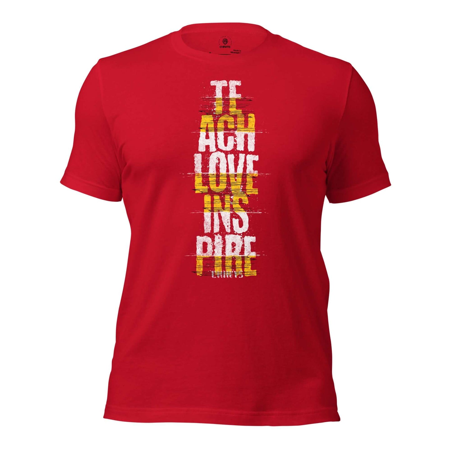 Camiseta Teach Love Inspire Anime. Esta camiseta es todo lo que has soñado y más. Es suave y ligero, con la cantidad justa de elasticidad. Además, es cómoda y realza la figura de todo el que la lleva puesta. • 100% algodón peinado e hilado en anillo (los