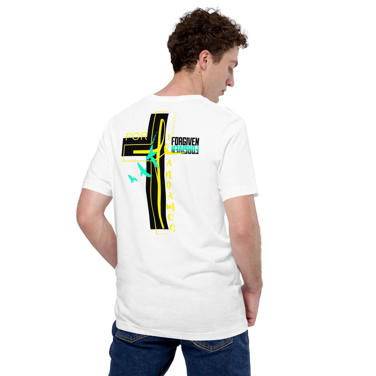 Camiseta unisex Blanca Andamos Por Fe