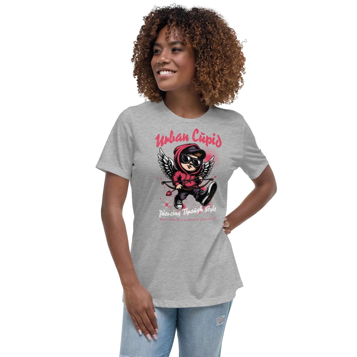 Camiseta Urban Cupid Anime. Esta podría ser la camiseta más suave y cómoda que puedas encontrar. Combina su ajuste relajado y su tacto sedoso con unos vaqueros para crear el look casual perfecto, o póntela con una chaqueta blazer y pantalones de vestir pa