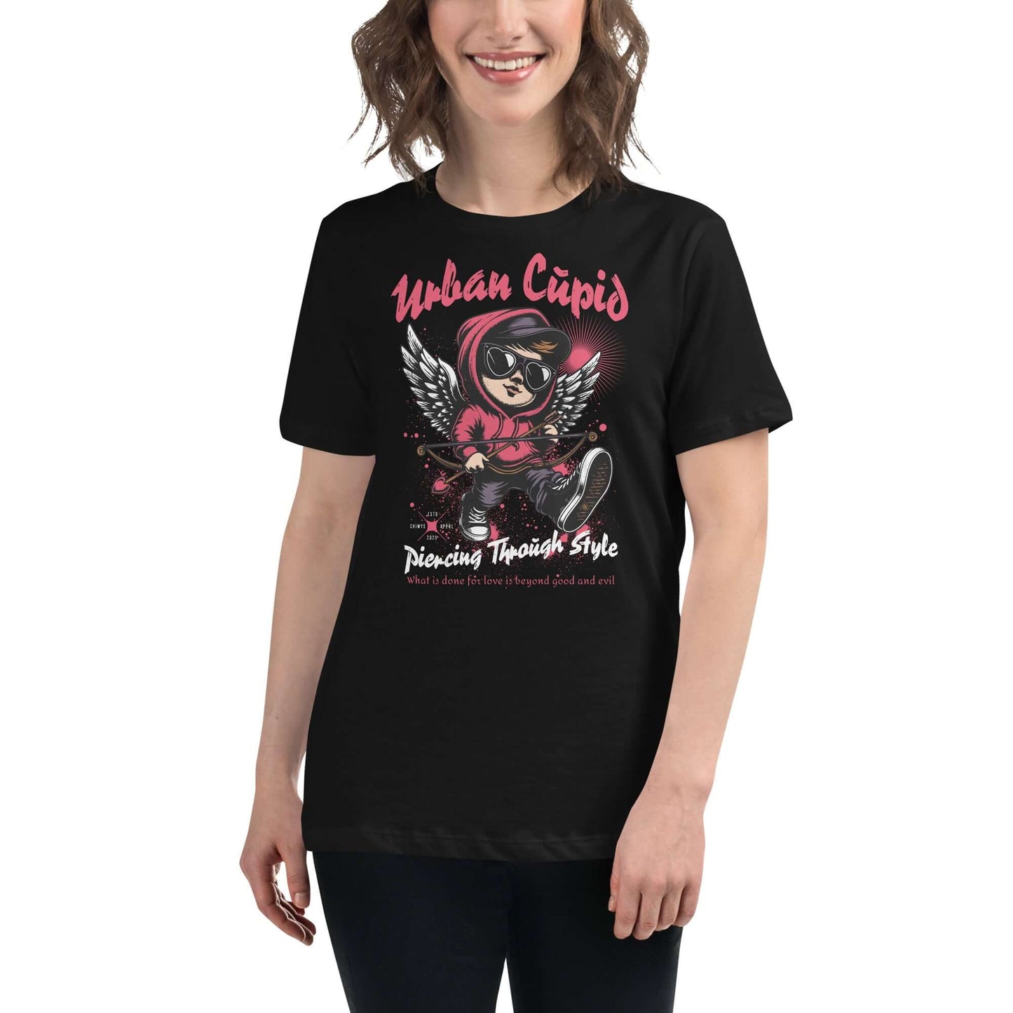 Camiseta Urban Cupid Anime. Esta podría ser la camiseta más suave y cómoda que puedas encontrar. Combina su ajuste relajado y su tacto sedoso con unos vaqueros para crear el look casual perfecto, o póntela con una chaqueta blazer y pantalones de vestir pa