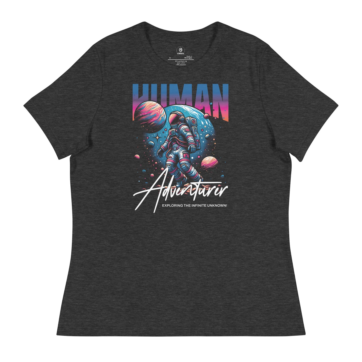 Camiseta suelta mujer Anime. Esta podría ser la camiseta más suave y cómoda que puedas encontrar. Combina su ajuste relajado y su tacto sedoso con unos vaqueros para crear el look casual perfecto, o póntela con una chaqueta blazer y pantalones de vestir p