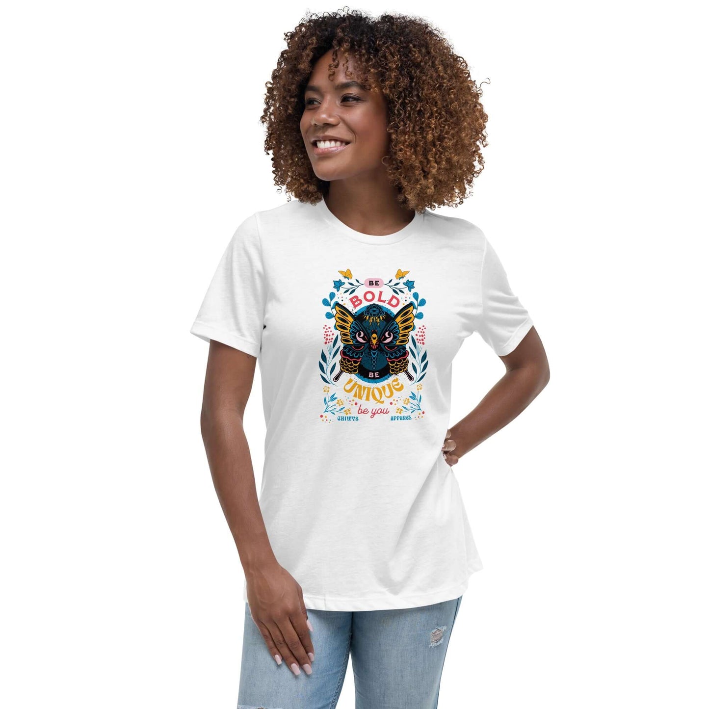 Camiseta Blanca Be Bold be Unique