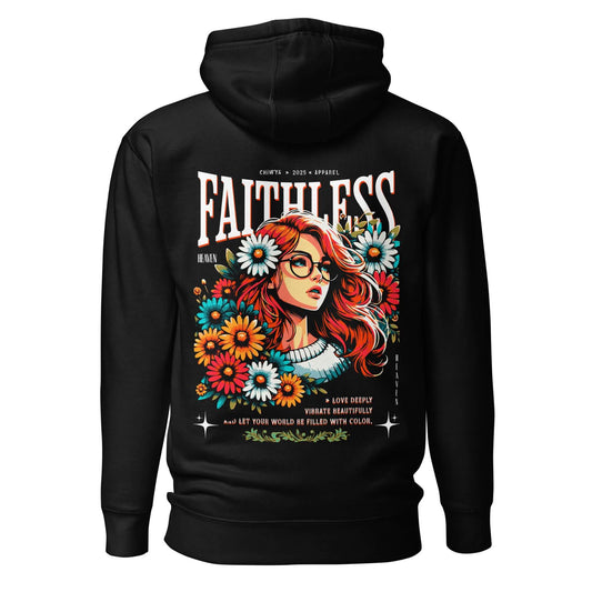 Sudadera con Capucha negra Vibra Bonito