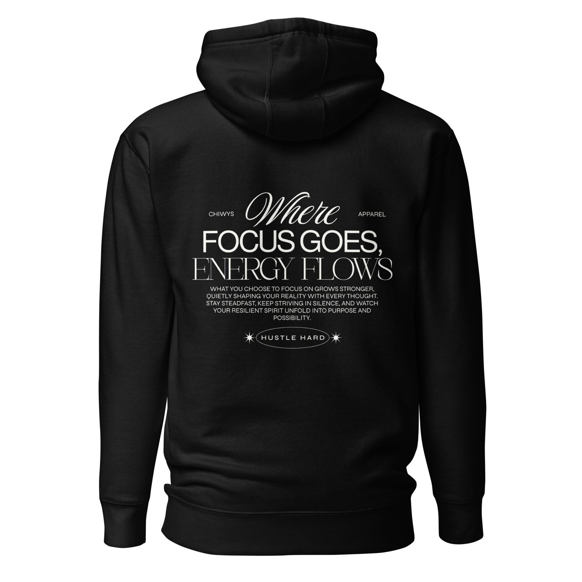 Sudadera negra Where Focus Goes