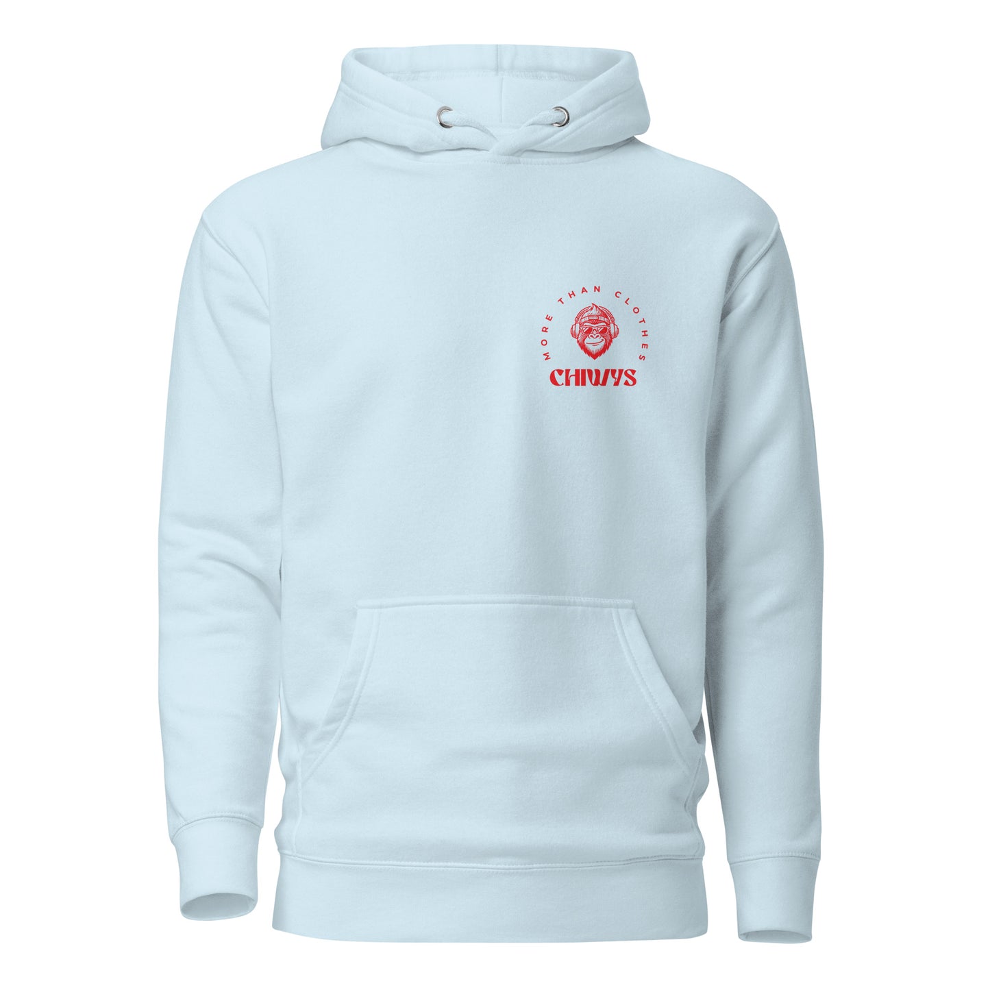 Sudadera en color azul claro con mensaje de motivacion "Always Seems Impossible", ideal para inspirarte a perseguir tus sueños.