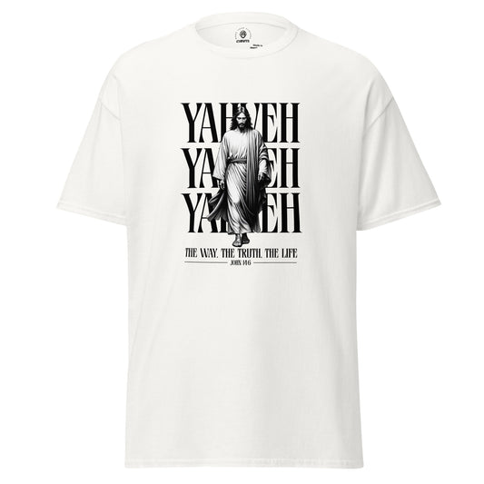 Camiseta Blanca Diseño YAHVEH